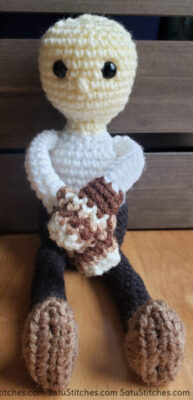 Bernie Sanders Crochet Doll