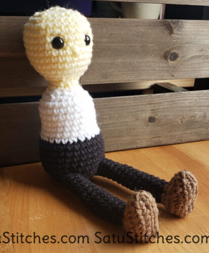 Bernie Sanders Crochet Doll