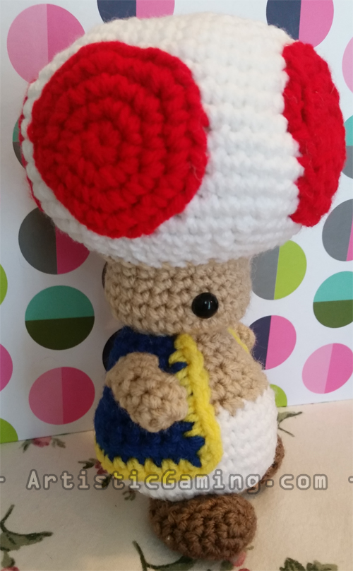 Toad Mario Crochet Pattern
